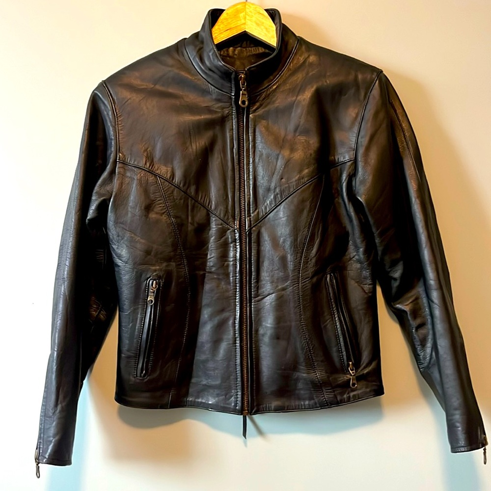 Classic Black Leather Jacket